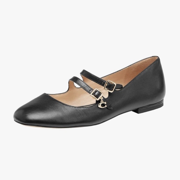 Coach Whitley Mary Jane Ballet Flats - Picture 1 of 4